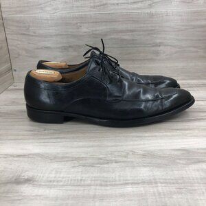 Silvano Sassetti Derby Oxfords Mens 13 Black leather Lace Up Dress Shoes